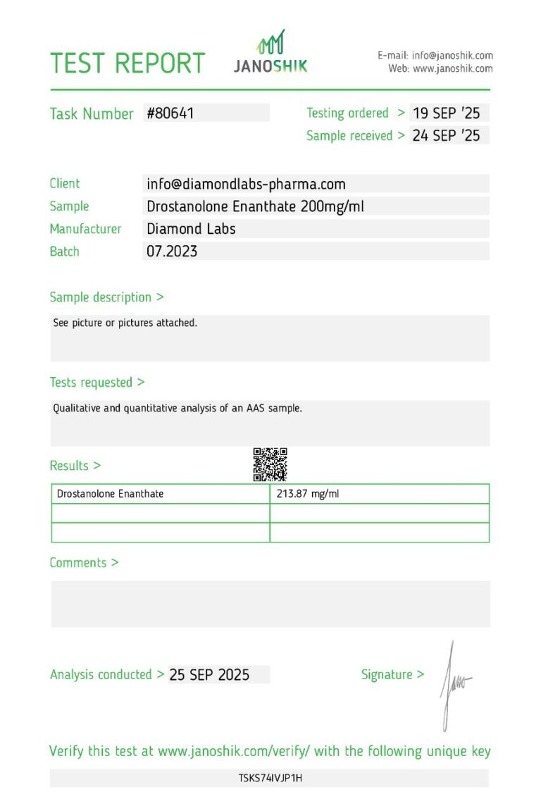 Masteron Enanthate - Diamond Labs