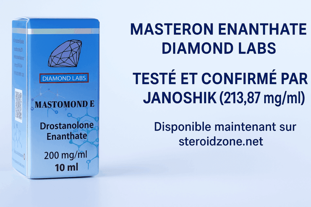 Masteron Enanthate Diamond Labs getestet und bestätigt von Janoshik – 213,87 mg/ml