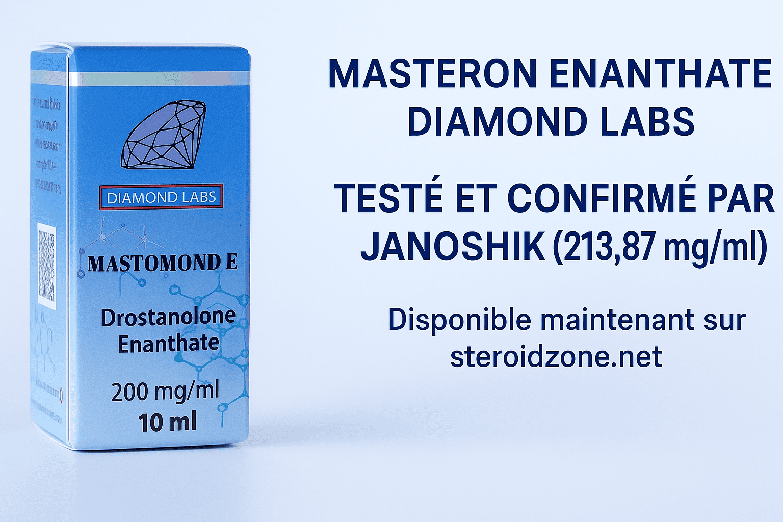 Masteron Enanthate Diamond Labs getestet und bestätigt von Janoshik – 213,87 mg/ml
