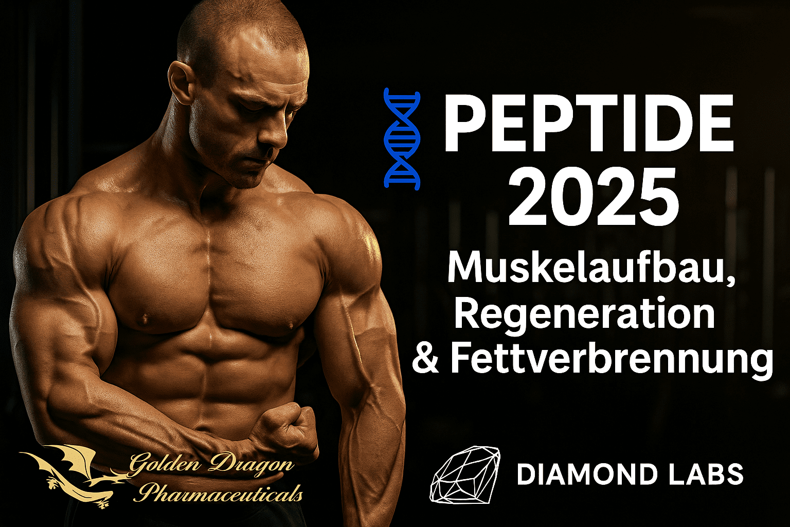 Bodybuilder mit Peptiden 2025 – Muskelaufbau, Regeneration und Fettverbrennung