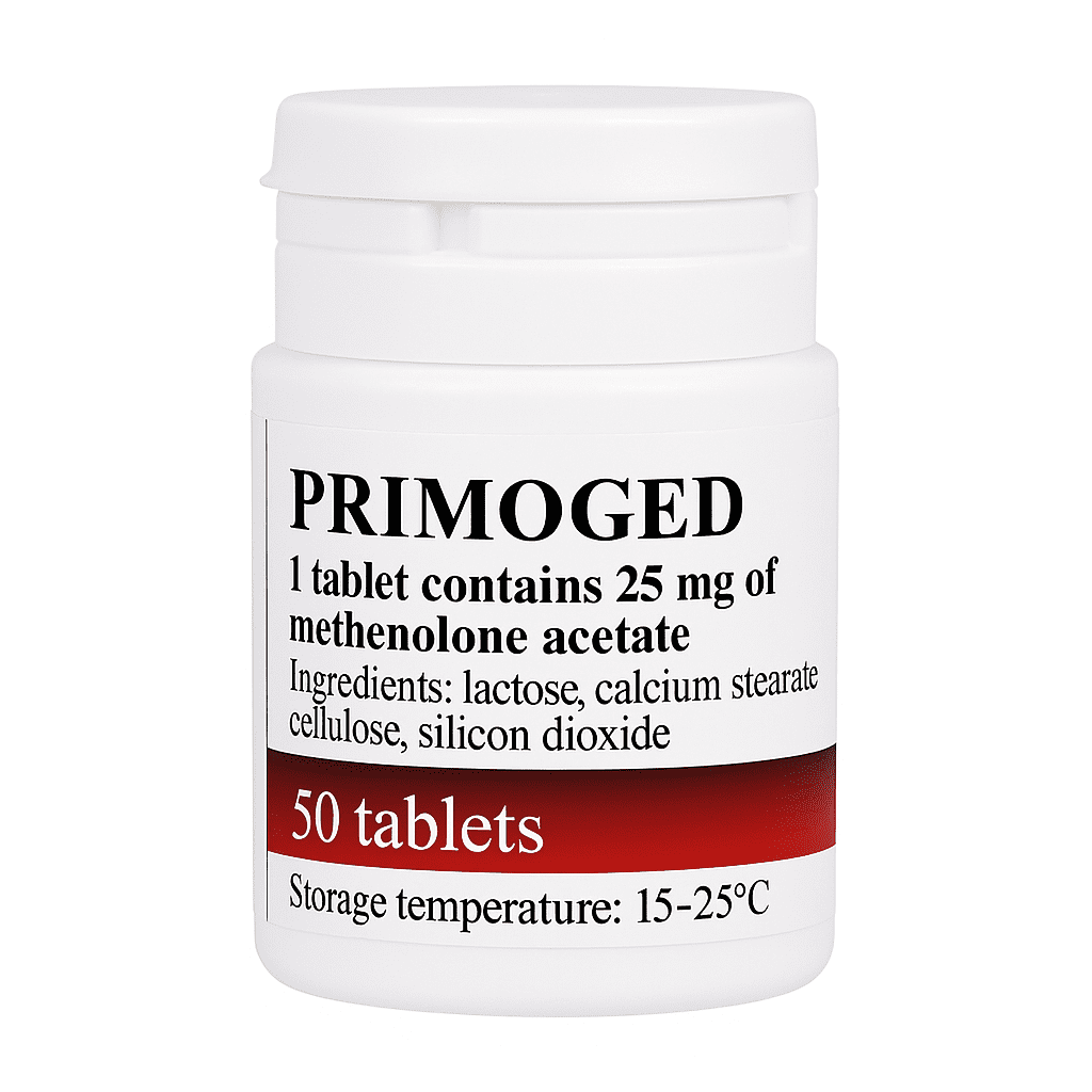 Primoged 25 mg kaufen – Methenolon Tabletten | Steroid Zone
