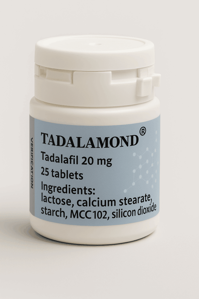 Tadalamond 20 mg kaufen – Tadalafil Tabletten Deutschland