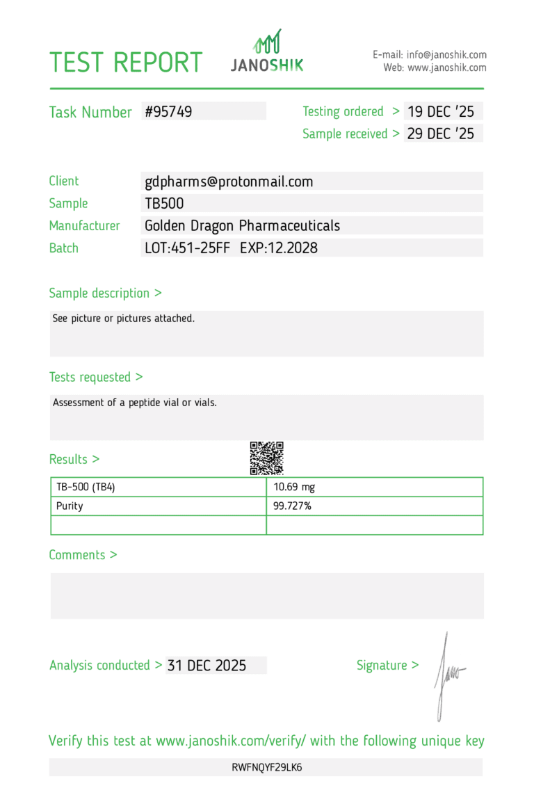 TB-500 10 mg - Golden Dragon